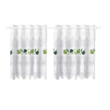 Imagem de Cortina Pia/vitro Bando Passione Renda Cozinha1,60x0,75x0,20 - Beija F