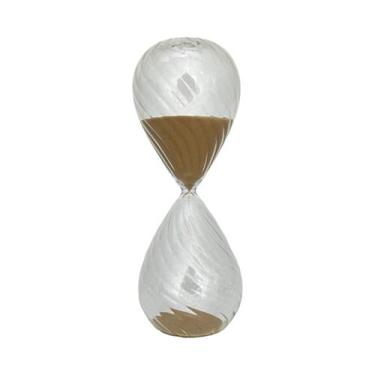 Imagem de Ampulheta 30 Minutos Marrom Vidro 22cm Mart Collection Decor