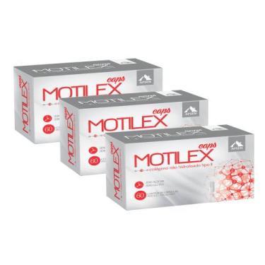 Imagem de Kit 3 Motilex Caps Colágeno Tipo II Não Hidrolisado com 60 Cápsulas