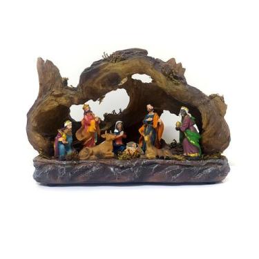 Imagem de Decoração Presépio Luminoso Com Luz de Led E Som Rio De Ouro