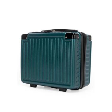 Imagem de Frasqueira Nécessaire Maquiagem Abs Bolsa De Mão Viagem VERDE ESCURO -