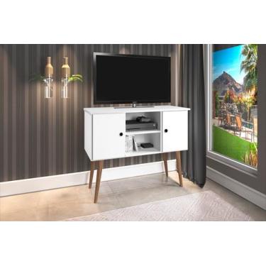 Imagem de Rack / Bancada VI Modelo Retrô Para TV Até 40'' Cor Branco - ROMAR