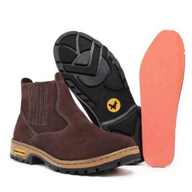 Imagem de Botina Maculina Em Camurça Vegas Store - Vegas Store , Marrom, 41