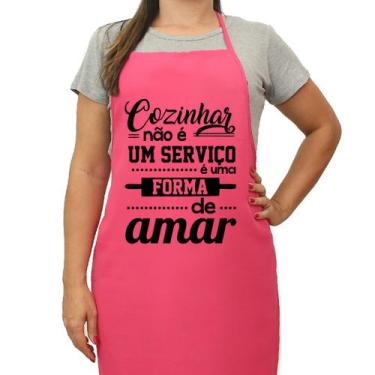 Imagem de Avental de Cozinha Mãe Amiga Mulher Esposa Rosa- Cozinha Forma De Amar