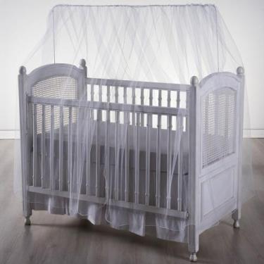 Imagem de Mosquiteiro Rede Tule para berço padrão Americano e Nacional - Coroa d