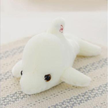 Imagem de Golfinho De Pelúcia Grande 45Cm Que Brilha No Escuro (Pilhas Inclusas)