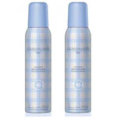 Imagem de Desodorante Aerosol Giovanna Baby Blue 150mL - 2 unidades