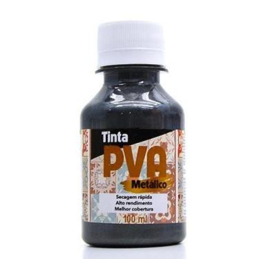 Imagem de Tinta PVA Metálica 100ml - Gliart, 143 GRAFITE