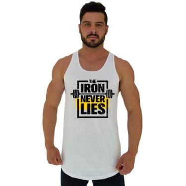 Imagem de Regata Longline Estampada Masculina MXD Conceito The Iron Never Lies, 