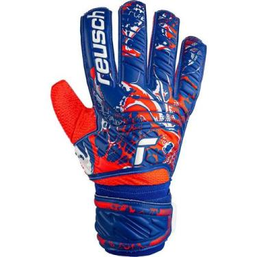 Imagem de Luva de Goleiro Reusch Attrakt Solid - Azul, 10, Azul