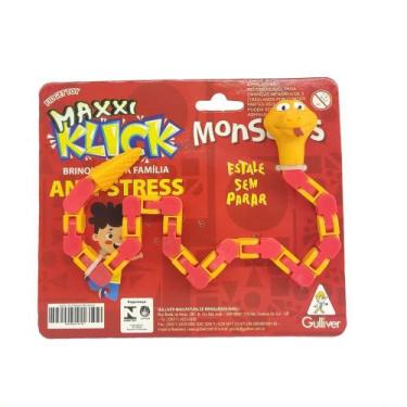Imagem de Brinquedo anti-stress FidgetToys Maxxi Klick Monstros - Gulliver