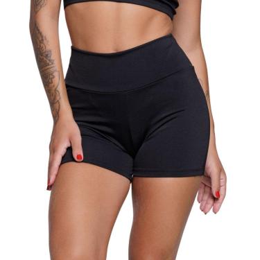 Imagem de Short Suplex Liso Bella Fiore Roupa Para Academia Treino Verão Moda Fitness Feminina-Feminino