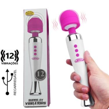 Imagem de Varinha Magica com 12 Velocidades Recarregável - Super AV  - Vibrators