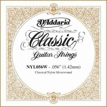 Imagem de Corda Avulsa Para Violão Nylon 7A DÓ C D'Addario Pro-Arté Nylon Core NYL056W