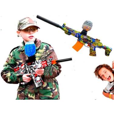 Imagem de Brinquedo Arminha de Bolinha de Gel Arma de Gel Eletrônica - Altomex/K
