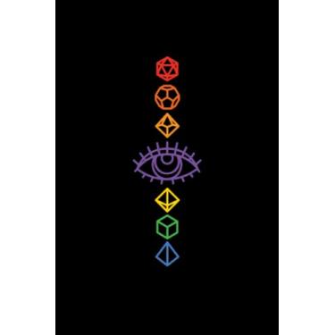 Imagem de Dadi Per Giochi Di Ruolo D20 - Taccuino per Nerdy Geek: Din A5 (6x9) Notebook per appassionati di ruolo e ventilatori di giochi di ruolo di penna e ... e giorni feriali per la funzione del diario