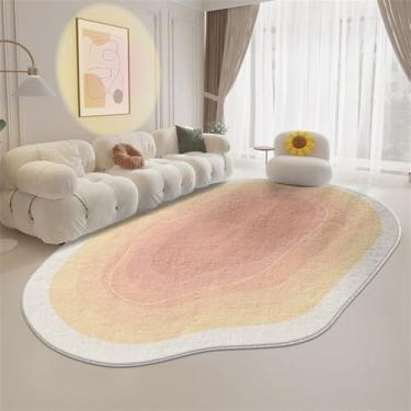 Imagem de HJZSZX Tapete pequeno com sensação de nuvem em forma de fresco para sala de estar, mesa de chá, almofada para sofá, quarto, cama, FYR, sem fiapos, 6.100 x 160 cm (3,3 x 5,25 pés)