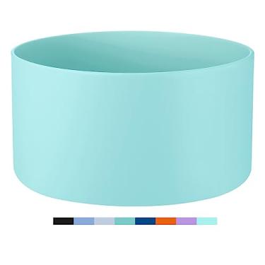 Imagem de CHEETAH Bota protetora para garrafa de água Hydroflask 350 ml - 1134 g, capa de silicone inferior livre de BPA, compatível com todas as garrafas de água com largura inferior de 7,3 a 9 cm
