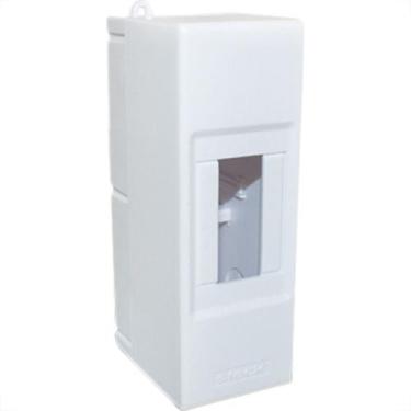 Imagem de Centrinho Steck Pvc 02 Disjuntor Din Sobrepor Branco Sct2