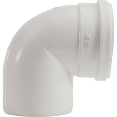 Imagem de Cotovelo Esgoto Shiva 50X90 Branco - Kit C/10 Unidades - CHIVA