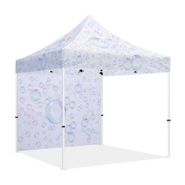 Imagem de Tenda de dossel pop-up 25 x 25 cm com paredes laterais, série ABLEM8CANOPY ULTRA8 resistente com cobertura instantânea para eventos comerciais ou esportivos ao ar livre, pátio, quintal, bolha, 1 parede inteira)