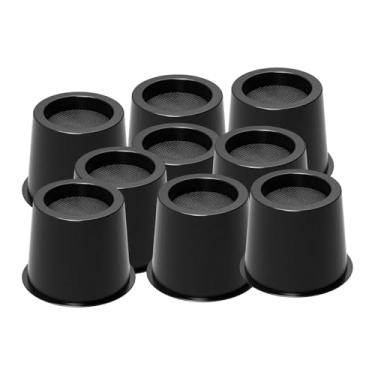 Imagem de ＫＬＫＣＭＳ Risers de cama, móveis pesados, para plataforma, estrutura de cama, elevadores pequenos, 3 polegadas, redondo, para sofá, armário, cadeira, mesa, 9 Unidades