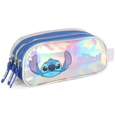 Imagem de Estojo Triplo Holográfico STITCH DISNEY - Luxcel EI41685SC