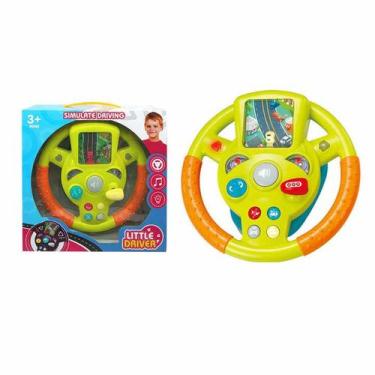 Imagem de Brinquedo Volante Infantil Interativo  Tela  Simulador Com Luz E Som.V