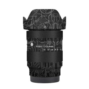Imagem de Película de vinil para lente Sigma 16-28 mm F2.8 DG DN Apto para Sony Mount Camera Protective Sticker Protector Coat Acessórios de fotografia 1:2.8 16-28 2.8 (Circuit Titanium)