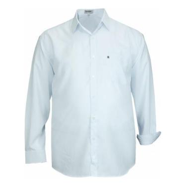 Imagem de Camisa Social Manga Longa Não Amassa Plus Size Até Tam10 832 - AMIL CO