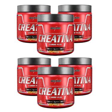 Imagem de Kit Creatina Carbo Fuel (300g) Integralmedica Laranja - 6 Unidades