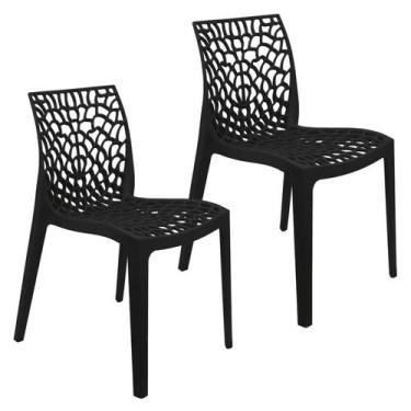 Imagem de Kit 2 Cadeiras Gruvyer Design Cozinha Sala de Estar Jantar - Lianto De