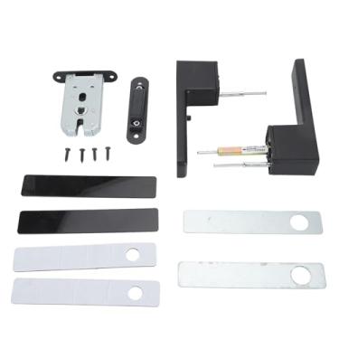 Imagem de Fechadura de Alavanca de Porta Reversível de Design Silencioso, Fechadura de Alavanca de Porta Com Liga de Alumínio Elegante e Alça de Aço Inoxidável para Portas de Espessura de