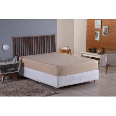 Imagem de Protetor de colchão IMPERMEÁVEL QUEEN 170 fios - SAFIRA ENXOVAIS, Bege