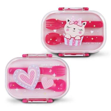 Imagem de Kit Potes P/ Lanches De 2 Andares Infantil 400ml - Jacki Design Modelo 1