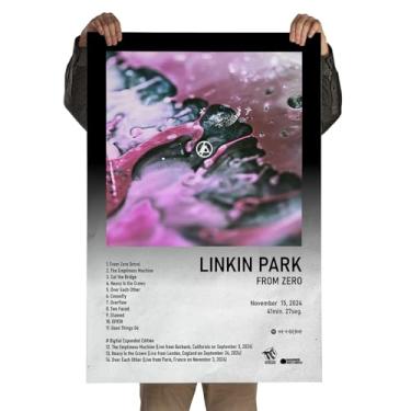 Imagem de Poster Autoadesivo 60x90cm Álbum Spotify From Zero, Rock, Nu-metal, Alternative Rock, Electronic, Alternative Metal