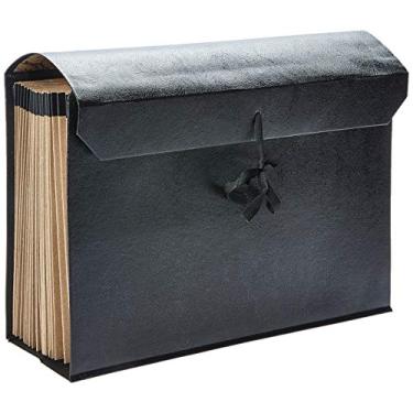 Imagem de Pasta Sanfonada Papel Oficio 31 Divisoes Preta - 4450