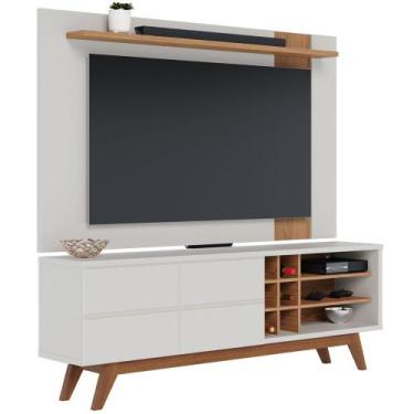 Imagem de Rack Para Sala Makai com Painel Para TV 70 Pol Lara C04 Off White Matt
