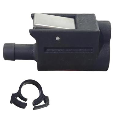 Imagem de JLM MARINE Conector de linha de combustível fêmea 13563Q7 para extremidade do tanque do motor de popa Mercury 5/16 polegadas 8 mm encaixe de mangueira de combustível 22-13563A7 22-13563T7