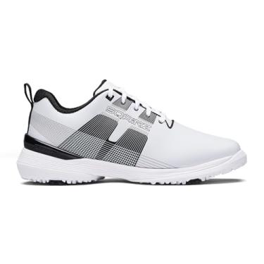 Imagem de SQAIRZ Masculino Sapatos De Golfe Velo Athletic, Novos Golfe, Projetados Para Equilíbrio E Desempenho, Pontas Substituíveis, À Prova D'Água, Masculinos Com Pontas, Sapat