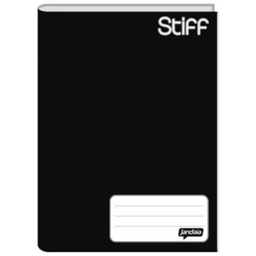 Imagem de Caderno Brochura 1/4 Stiff Preto 96 Folhas Jandaia