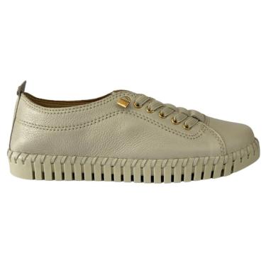 Imagem de Tênis Bottero 369504 Feminino Off White confortável em couro dia a dia