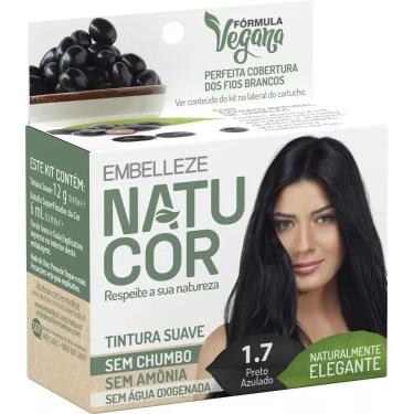 Imagem de Coloração Natucor Naturalmente Elegante 1.7 Preto Azulado