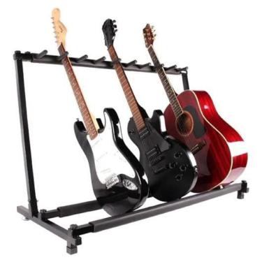 Imagem de Rack Estante Suporte P/9 Instrumentos Cordas, Violão, Guitarra