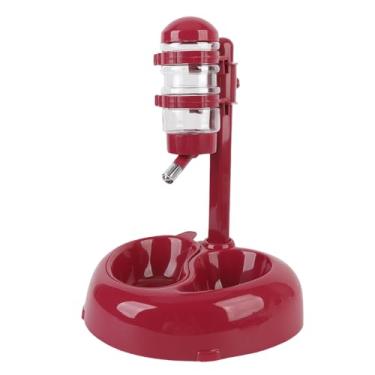 Imagem de Pet Standing Water Dispenser, 2 In1 Dogs Water Bottle Stand Bower Food Feeder, Altura Distribuidor de água de Cão Ajustável Alimentador de água Automática para Gato de Cachorro
