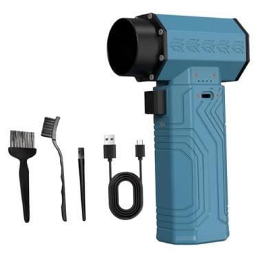 Imagem de Mini jato de jato seco kit kit turbina soprador de neve portátil com 3 pincéis turbofan de secador de cabelo leve para resfriamento eficiente