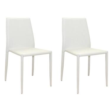 Imagem de Conjunto com 2 Cadeiras Amanda I Branco