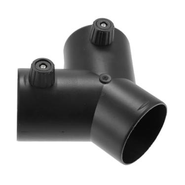 Imagem de Conector de duto de aquecedor a diesel de 60 mm, aquecedor de ar de estacionamento de 3 vias, conector de saída de ventilação com válvula ajustável para controlar o volume de ar, serve para aquecedor