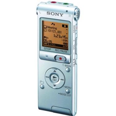 Imagem de Sony ICD-UX512 - Gravador de voz digital - flash 2 GB - WMA, AAC, MP3, LPCM - prata