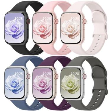 Imagem de Pulseiras esportivas compatíveis com o pacote Apple Watch HEARTBOOM 6